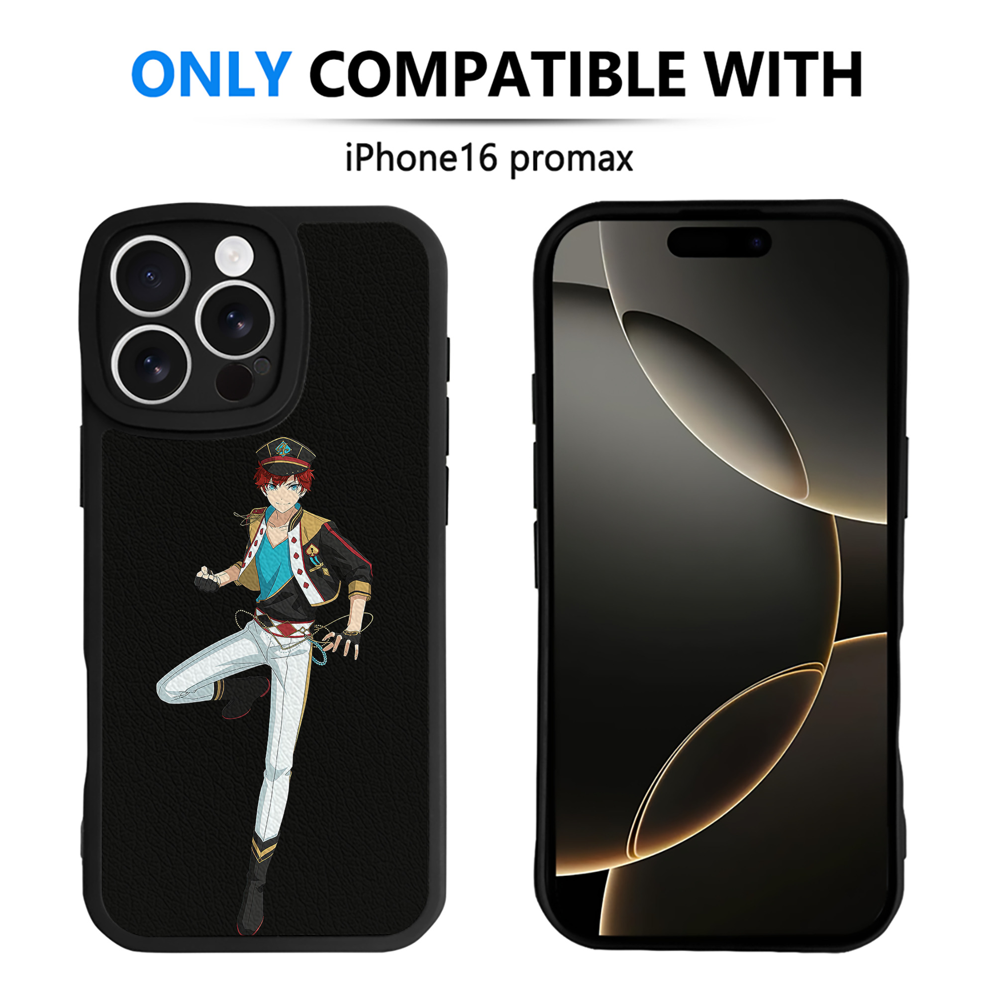 （画像用） あんさんぶるスターズ! Ensemble Stars 【iPhone 16シリーズ対応】シリコンスマホケース（レザー調） 材質：シリコン